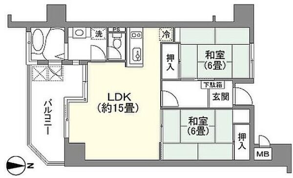 パサージュ勝浦　間取図
